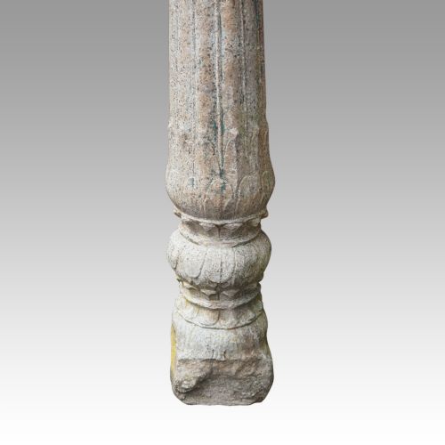 fig 1. Pair of Antique carved sandstone columns