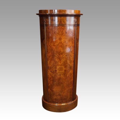 fig 1. Victorian walnut oval cupboard