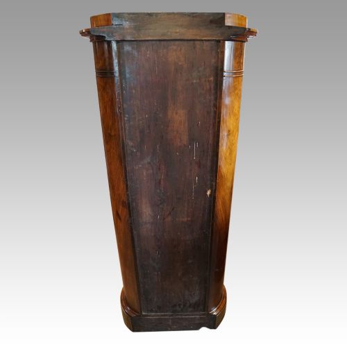 fig 2. Victorian walnut oval cupboard