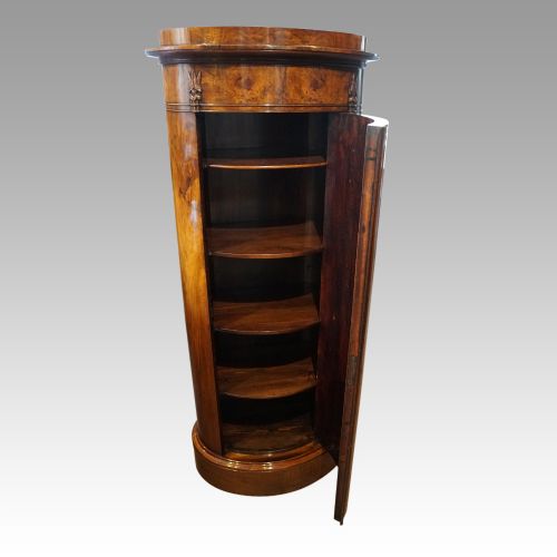fig 5. Victorian walnut oval cupboard
