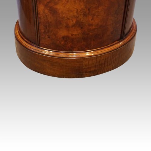 fig 6. Victorian walnut oval cupboard