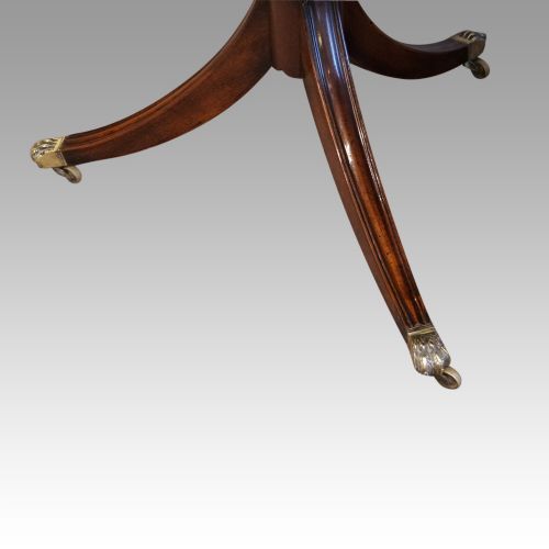 fig 2. George V mahogany pedestal dining table