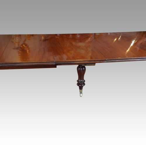 fig 5. Victorian large mahogany dining table