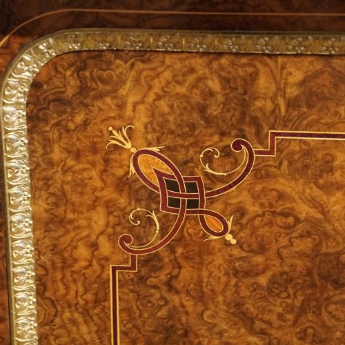 fig 6. Victorian inlaid walnut credenza