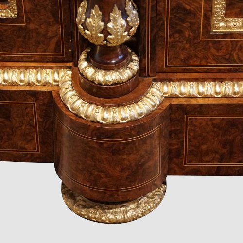 fig 8. Victorian inlaid walnut credenza