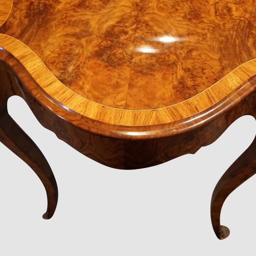 fig 1. Victorian inlaid walnut centre table