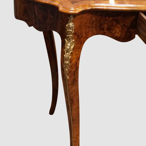 fig 5. Victorian inlaid walnut centre table