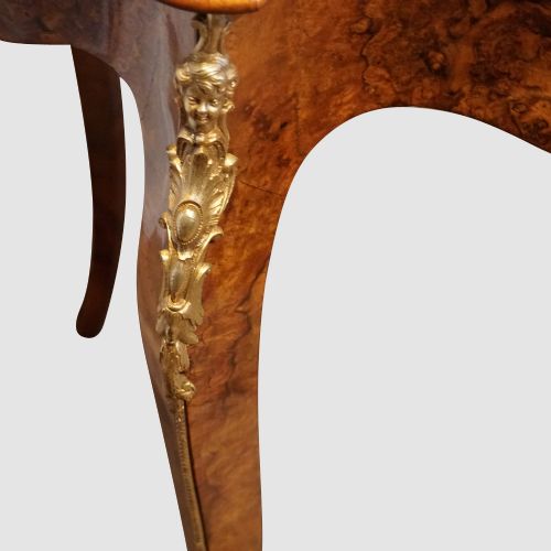 fig 6. Victorian inlaid walnut centre table