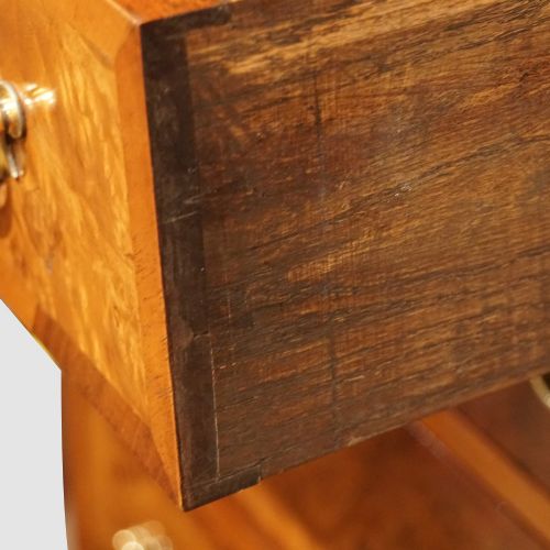 fig 1. George V walnut chest of drawers