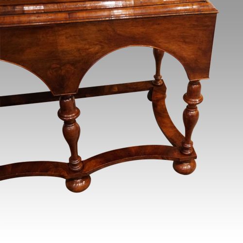 fig 1. Queen Anne walnut drinks cabinet on stand