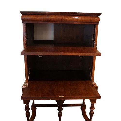 fig 6. Queen Anne walnut drinks cabinet on stand