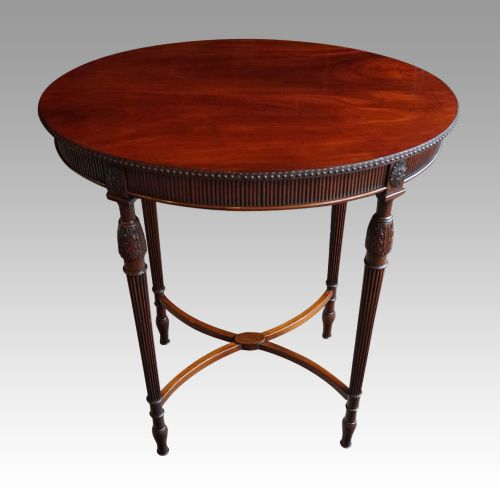 fig 4. Edwardian mahogany occasional table