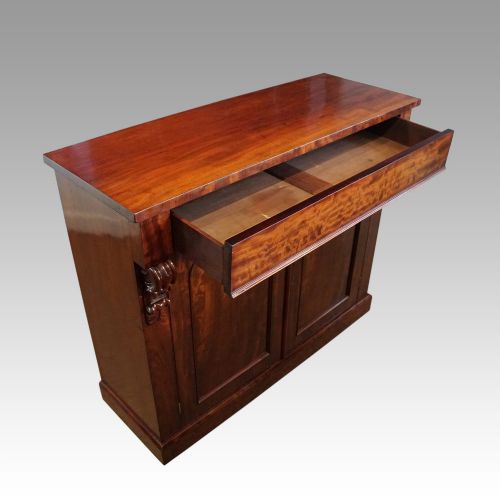 fig 3. Victorian mahogany chiffonier sideboard