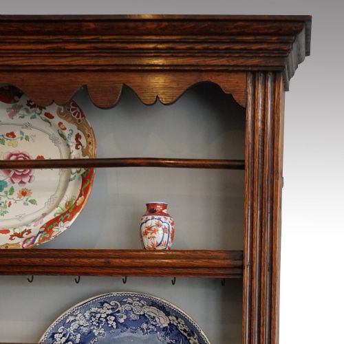 fig 2. Antique oak plate rack