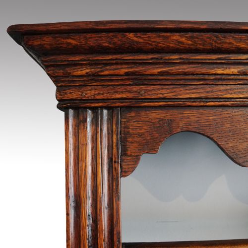 fig 4. Antique oak plate rack