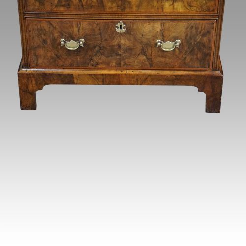fig 3. 19thc. walnut bureau bookcase