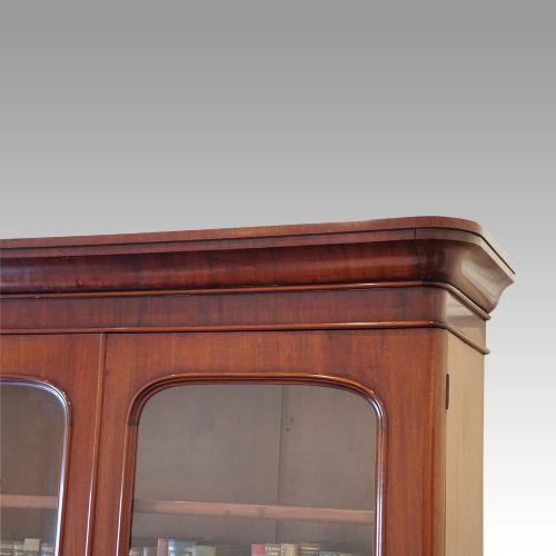 fig 3. Victorian mahogany library bookcase