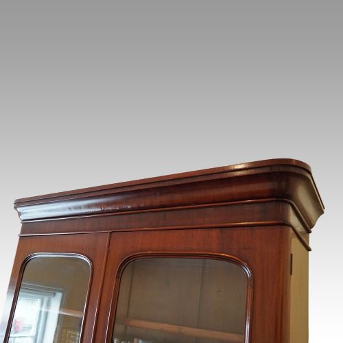 fig 5. Victorian mahogany library bookcase