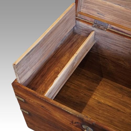 fig 1. Victorian teak military chest