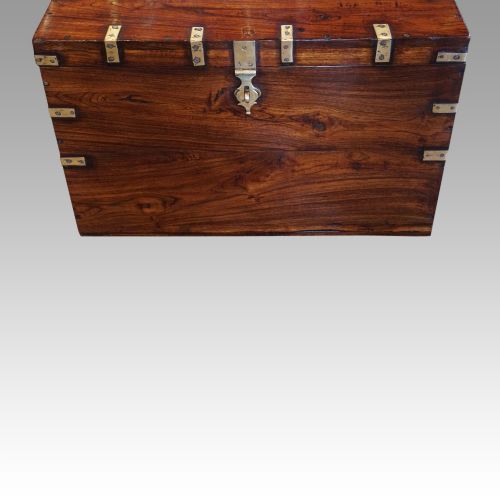 fig 5. Victorian teak military chest