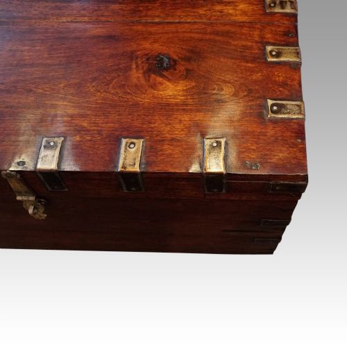 fig 2. Victorian iron bound military chest