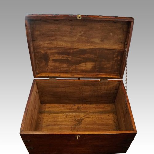 fig 3. Victorian iron bound military chest