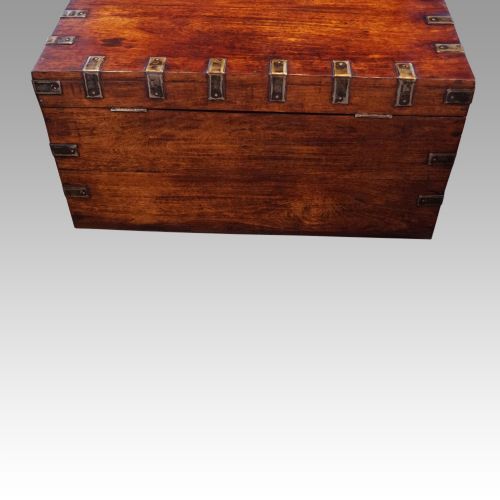 fig 5. Victorian iron bound military chest