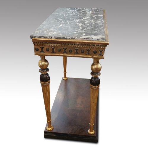 fig 3. 19thc Swedish Gilt console table