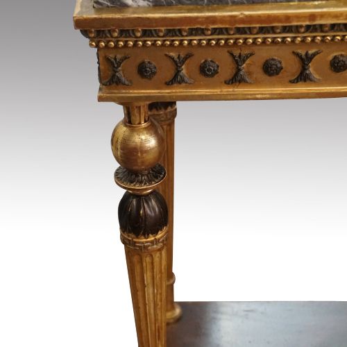 fig 5. 19thc Swedish Gilt console table