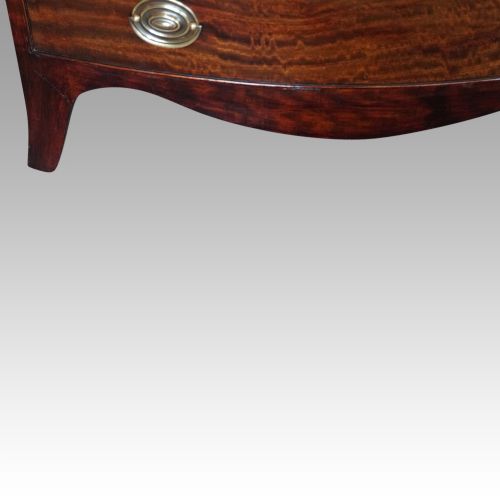 fig 1. Edwardian bow fronted small chest