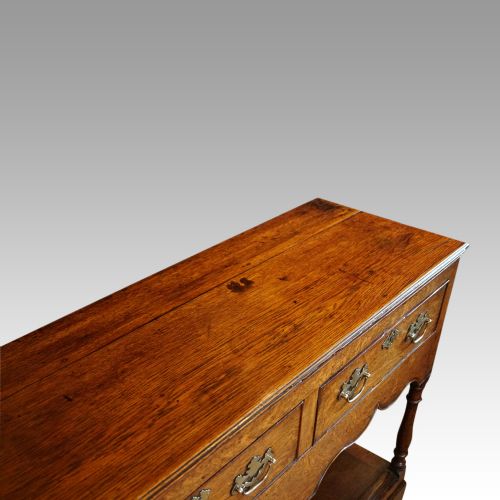 fig 4. Georgian oak pot board dresser base