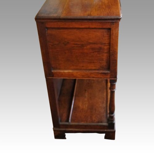 fig 5. Georgian oak pot board dresser base