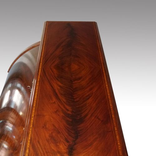 fig 5. Edwardian mahogany inlaid cylinder bureau
