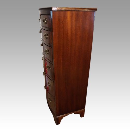 fig 3. George VI mahogany tall chest
