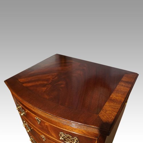 fig 4. George VI mahogany tall chest
