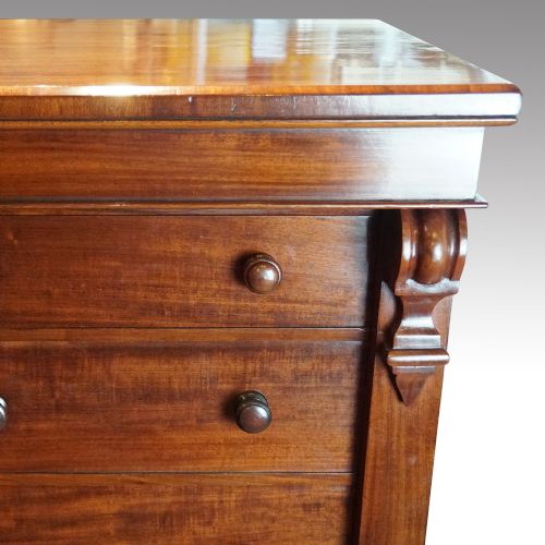 fig 1. Victorian mahogany Wellington chest
