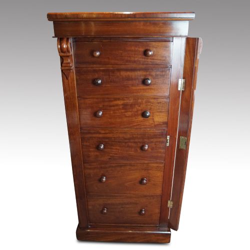 fig 5. Victorian mahogany Wellington chest