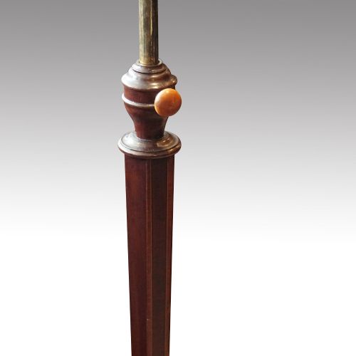 fig 5. 19thc. inlaid mahogany music stand