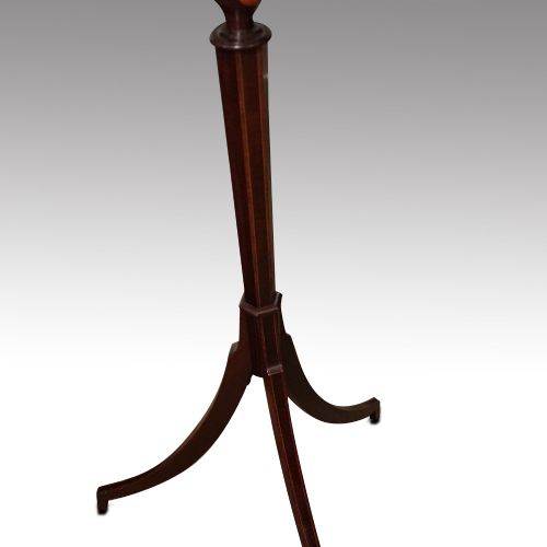 fig 6. 19thc. inlaid mahogany music stand