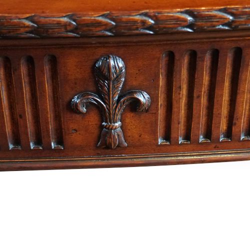 fig 4. Edwardian antique mahogany serving table