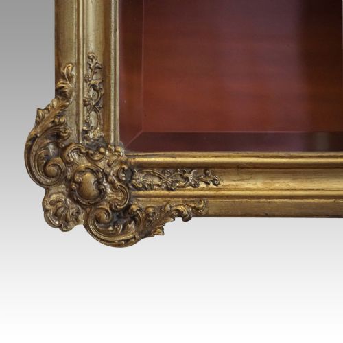 fig 2. Antique Continental ornate gilt mirror