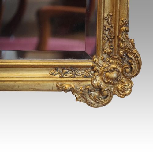 fig 3. Antique Continental ornate gilt mirror