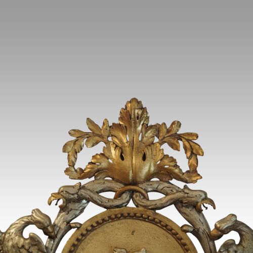 fig 4. Antique Continental ornate gilt mirror