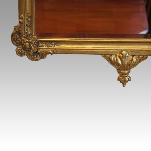 fig 6. Antique Continental ornate gilt mirror