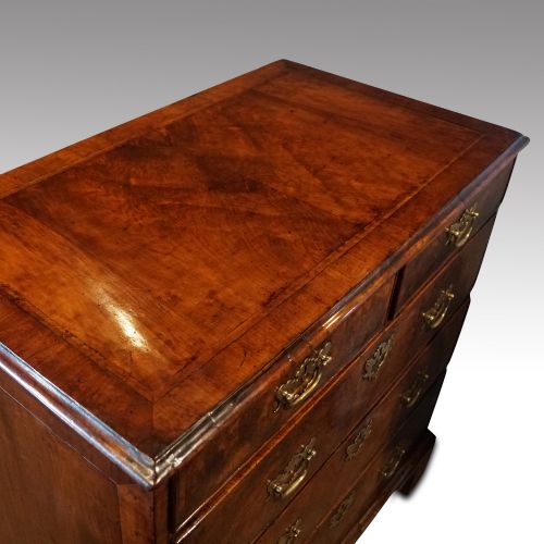 fig 1. George I walnut chest of drawers