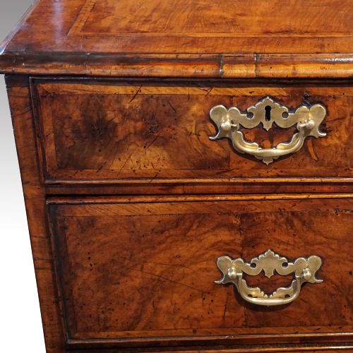 fig 4. George I walnut chest of drawers