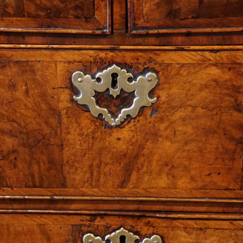 fig 6. George I walnut chest of drawers
