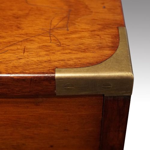 fig 4. Victorian teak military chest