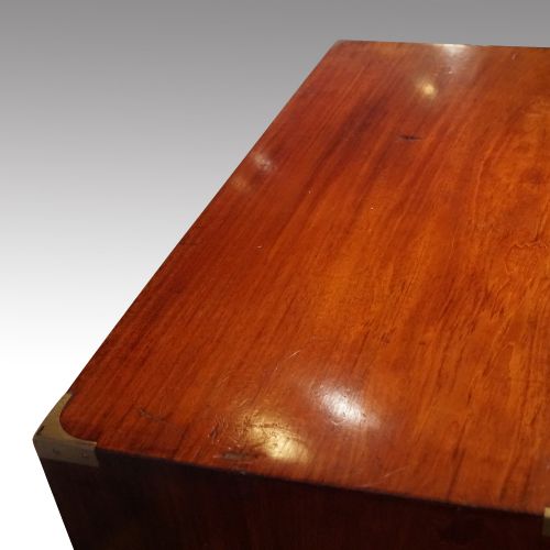 fig 7. Victorian teak military chest