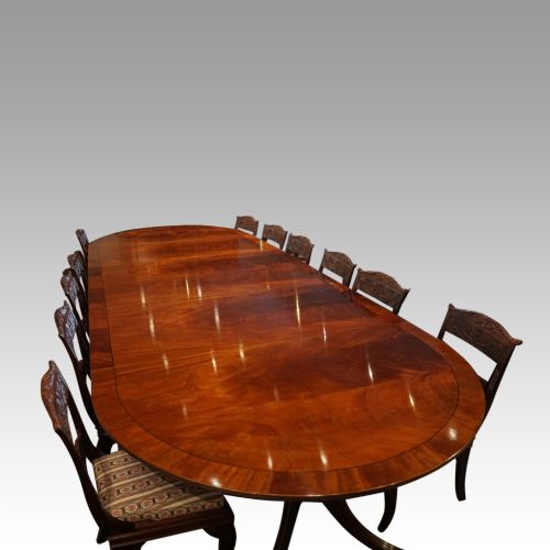 fig 3. George VI mahogany dining table